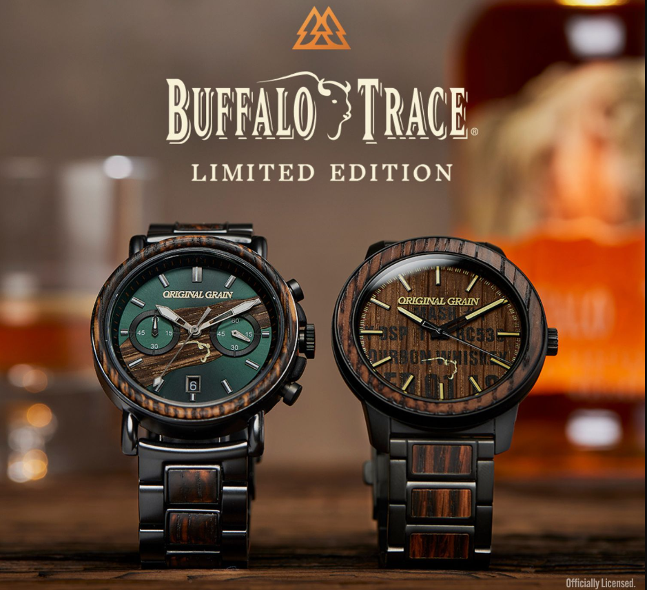 Buffalo Trace Whiskey Black Chrono 44mm – Original Grain