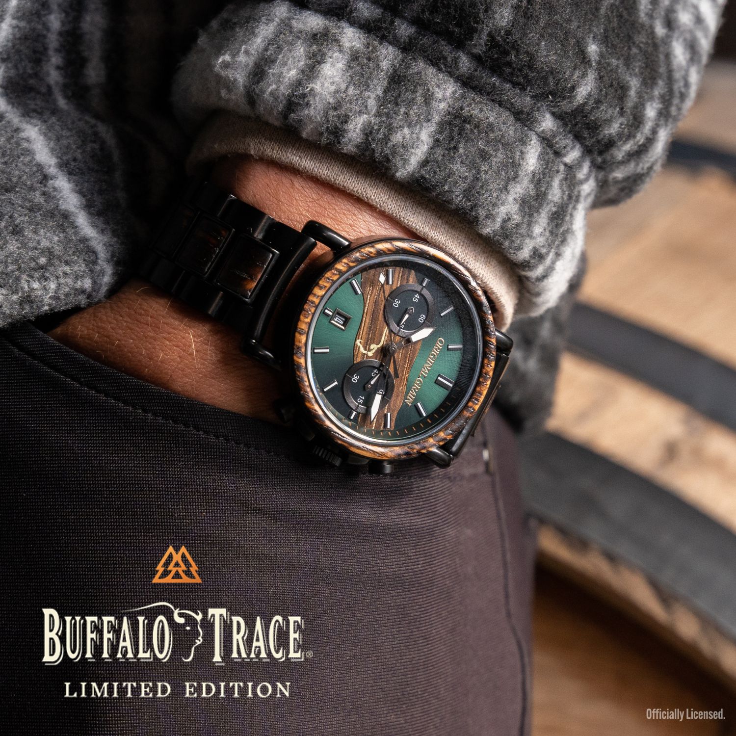 Original Grain & Buffalo Trace Release Timepiece for the True Bourbon