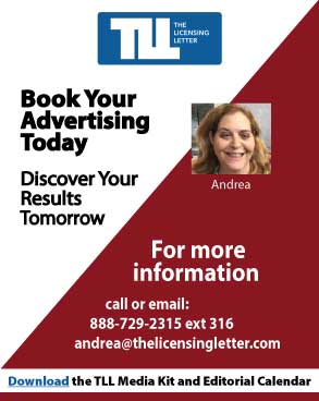 Advertise with The Licensing Letter